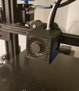 Creality Ender 3 v2 - Clean Shroud (40x20mm Fan & Stock 4010