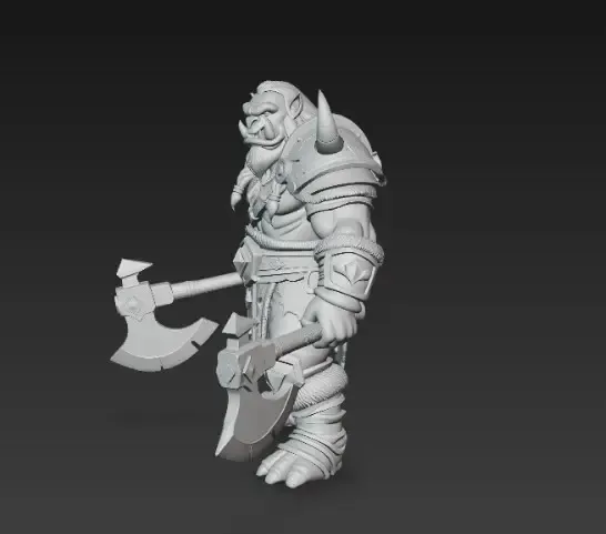 Orc Warrior with Axes — Image 3 of 6