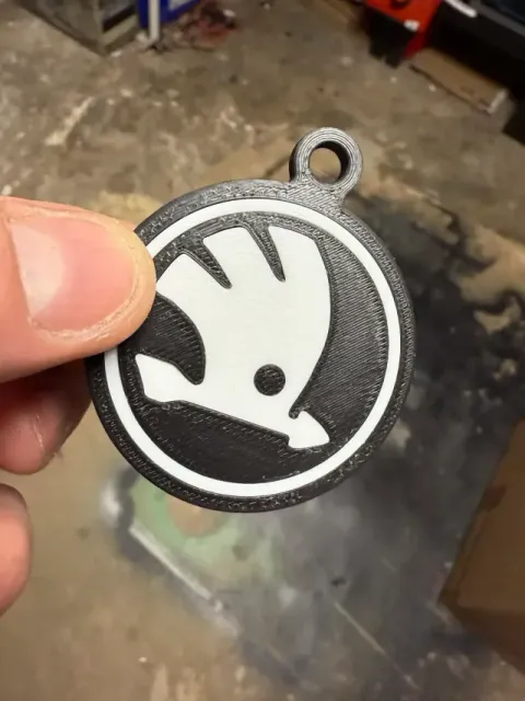 Skoda logo on key, key ring — Image 3 of 5