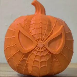 Spiderman themed Pumpkin - 3D Model for Halloween