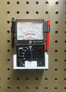 Multimeter Pegboard Holder (Peglock Remix)