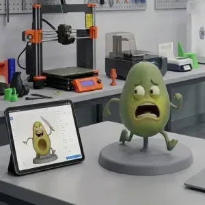 aguacate asustado