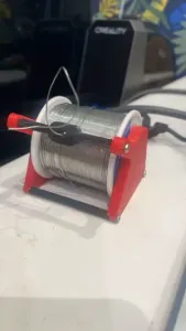 Solder Spool Holder with Anti-Tangle Guide