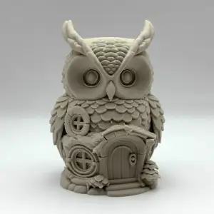 Owl Fairy House