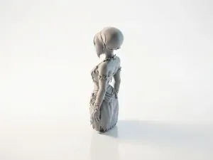 Anime Girl Figurine Manga Character 3D Printable
