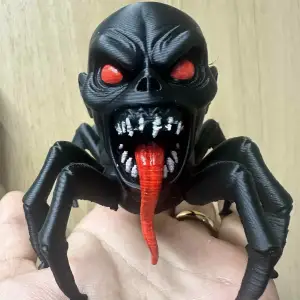 Skull-Faced Nightmare Spider Monster