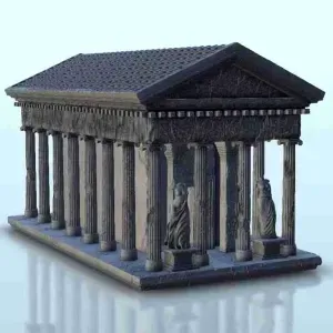 Greek temple 1 - miniatures warhammer terrain scenery