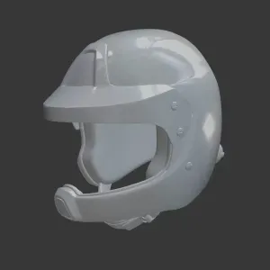 Full-Face Helmet – High Detail 3D Printable Protective