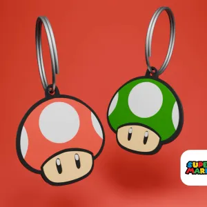 (1-up) Mushroom | Mario Keychain Series
