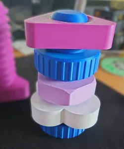 Different Interchangeable Screws and Nuts - Educational Game