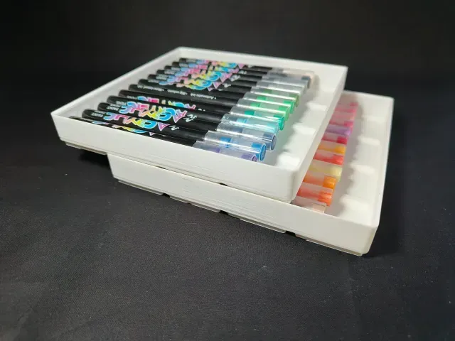 Acrylic Marker Organizer Storage Tray – 3D Printed — Фото 6 из 8