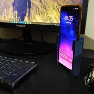 Mobile phone holder for desk, bed, monitor...