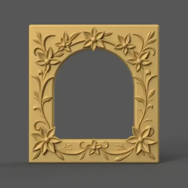 Beautiful Photo Frame STL for 3D Print - Decor - Gifts — Фото 4 из 8