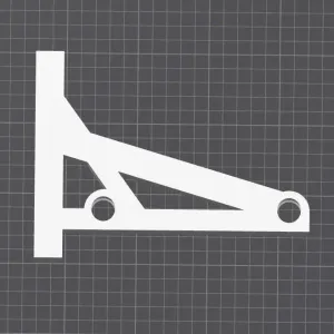 19mm tube or Dowel Wall Mounted Spool Bracket