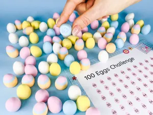 The 100 Hidden Eggs Challenge Easter Game + PDF
