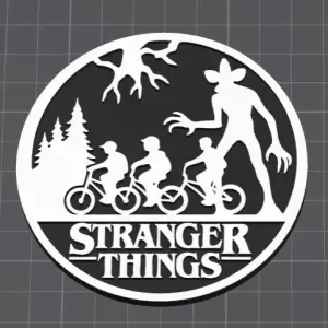 Stranger-Things Coaster (Wht/Blk)