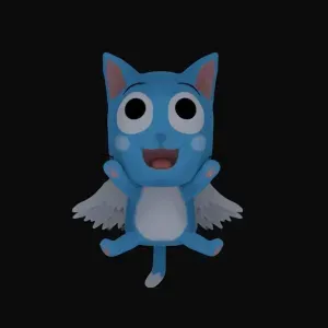 Happy - Fairy tail Vr Sculpt