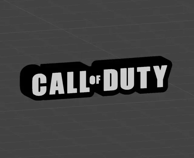 CALL OF DUTY LOGO NAME DECOR