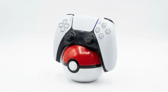 GAME CONTROLLER STAND POKEBOLA JOYSTICK PLAY SOPORTE — Image 3 of 4