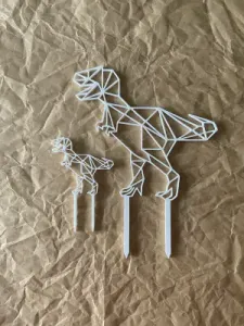 Dino cake topper/cupcake topper