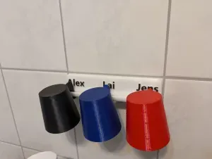 Toothbrush Cup with Wall Mount