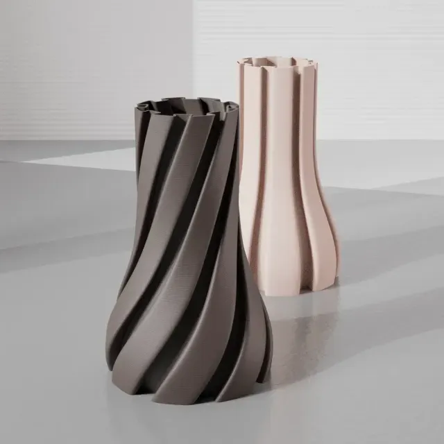 VASE 0039 C | RIBBON VASE HOME DECOR — Фото 4 из 9