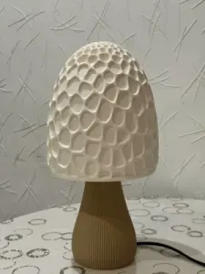 Morel Mushroom Lamp - Glowing E27 Night Light