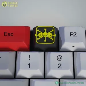 Black Beard Pirate Logo Keycap – (XDA/DSA Compatible)