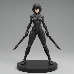Shadow Blades – Dark Warrior Anime Figurine