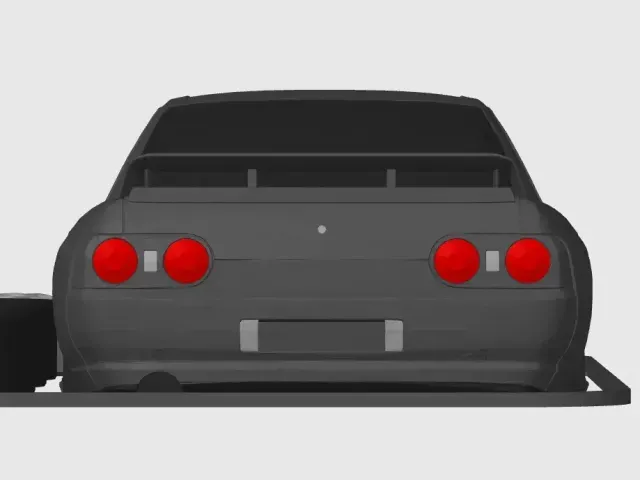 Nissan Skyline GTR R32 Kit Card (1:24 scale) — Фото 7 из 9