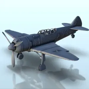 Lavochkin La-7 - WW2 Terrain scenery diaroma