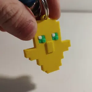 Minecraft Totem of Undying keychain