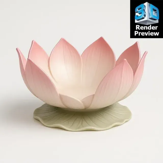 Fantasy Swan & Castle Decorative Bowl – 10 in 1 STL Bundle — Фото 3 из 9