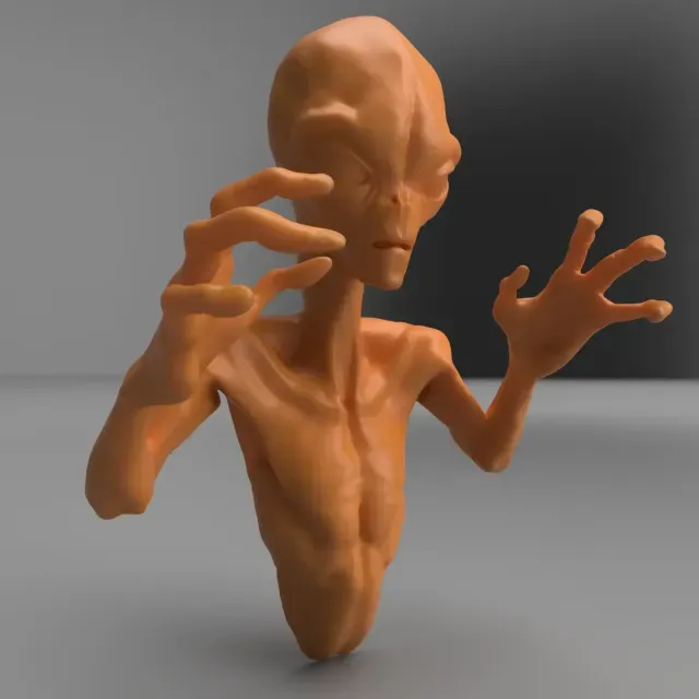 3D ALIEN WALL ART - PERFECT FOR HALLOWEEN! - *SUPPORT FREE* — Фото 2 из 9