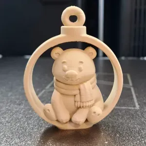 Cozy Polar Bear Ornament