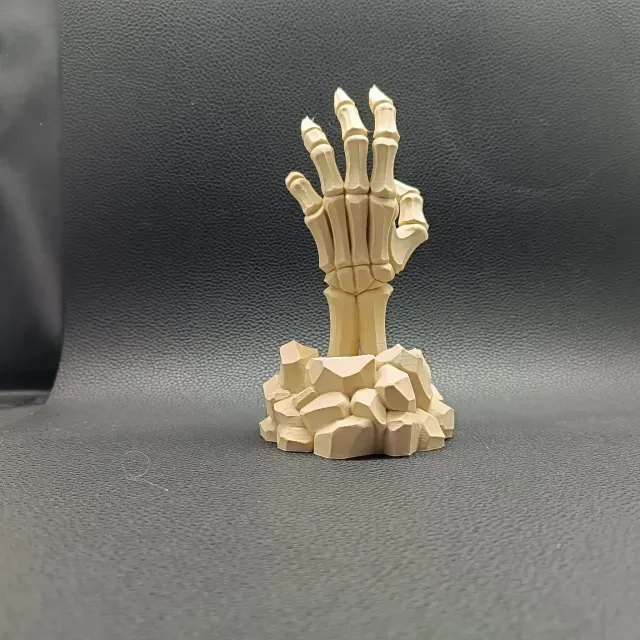 Undead Skeletal Hand Emerging from Rock Fantasy — Фото 3 из 4