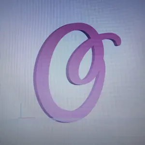 Disney-Style Letter O for Event Phrases