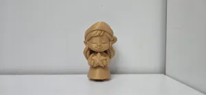 Child with Star Ornament Christmas Figurine