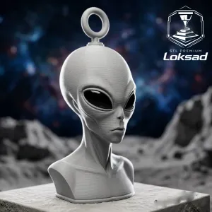 alien keychain