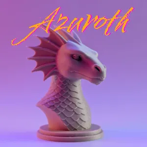Azuroth - Water Dragon Bust