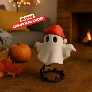 Flying Christmas Ghost - Halloween meets Christmas