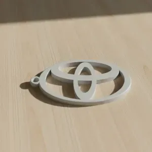 Toyota logo keychain
