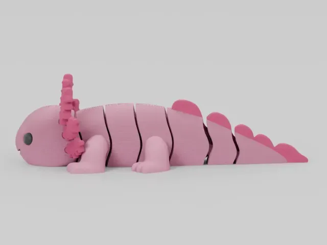 Articulated Axolotl (Print-in-Place ) — Фото 3 из 9