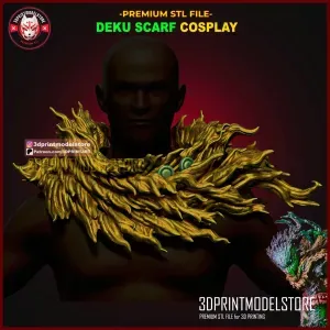 Dark Deku Scarf Cosplay Anime - My Hero Academia - Deku Mask