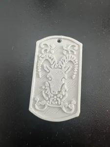 Capricorn Keychain