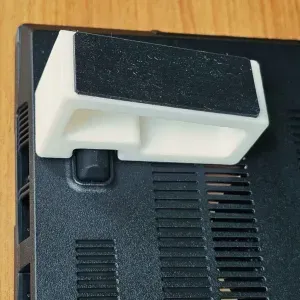 Compact laptop stand with Star Wars Rebel Alliance logo