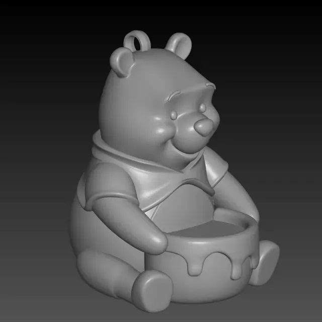 winnie the pooh key chain or table top model
