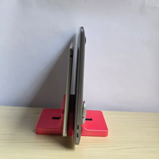 vertical laptop stand (adjustable) for 2 devices — Image 5 of 9