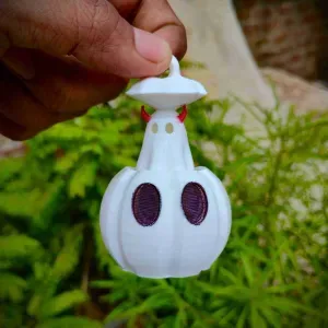 Halloween Special Fidget Ghost Keychain 02