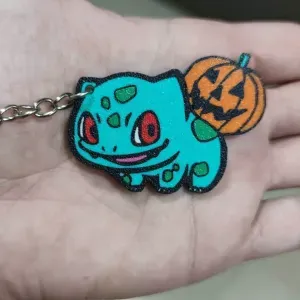 Keychain Bulbasaur Halloween